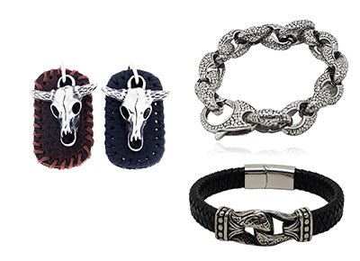 Stahl Herrenschmuck - Shanti Enterprise AG