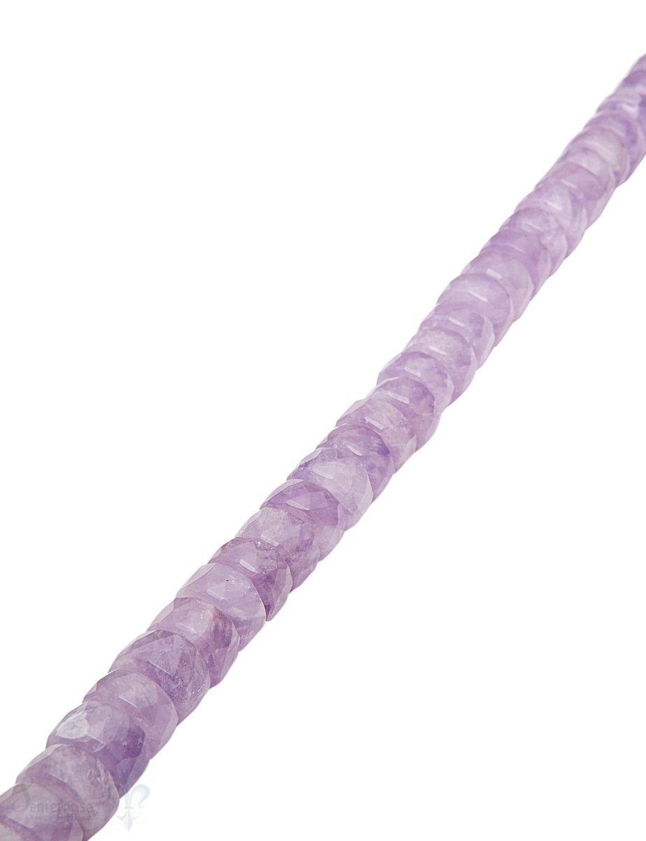 Amethystquarz Strang violett hell facettiert Rondellen 12 mm A