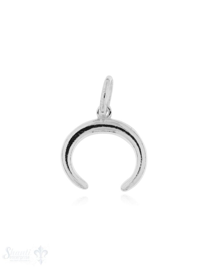 Anhänger Silber hell Stierhörner 15x15 mm - Shanti Enterprise AG