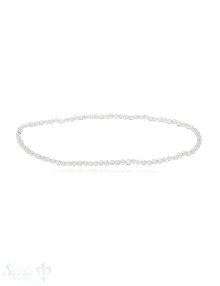 Armband 2.2 mm facettiert rund auf Elastik 17 cm - Shanti Enterprise AG