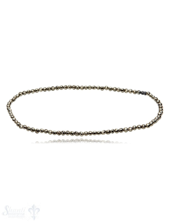 Armband 2.2 mm facettiert rund auf Elastik 17 cm - Shanti Enterprise AG