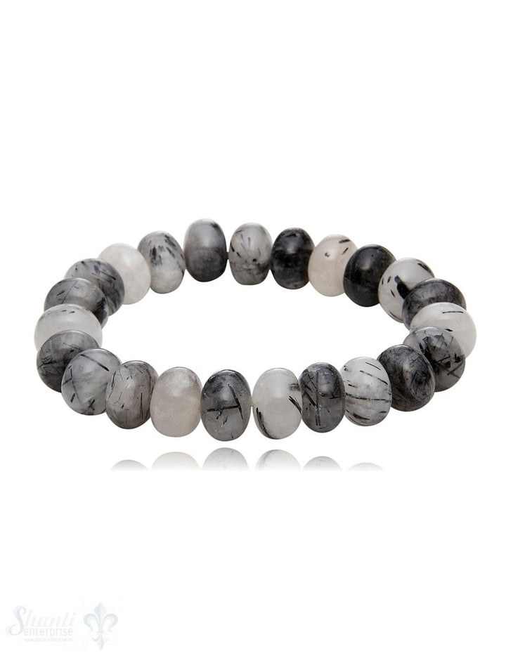 buttons Armband 12 mm poliert auf Elastik 18 cm - Shanti Enterprise AG