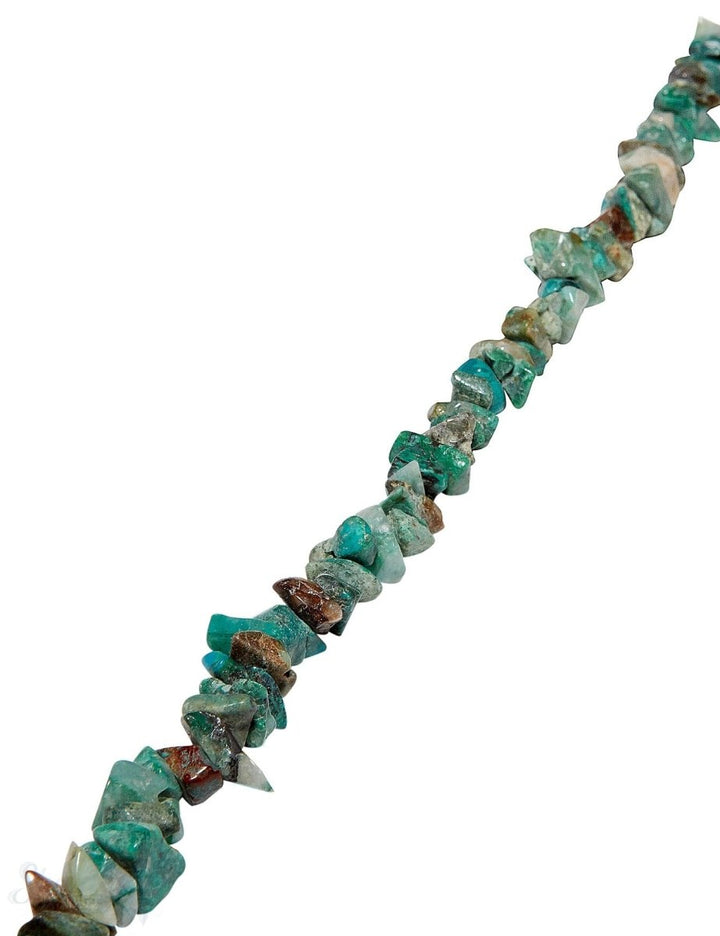 Chrysokoll Kette grün poliert Splitter 7 mm A 80 cm lang - Shanti Enterprise AG