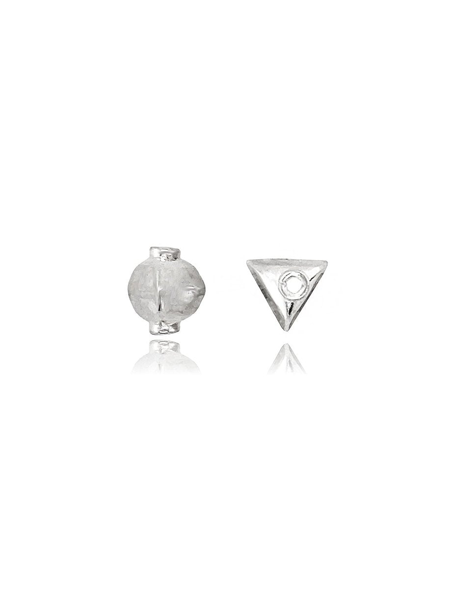 Dreikant Element doppelt mit Rand gekantet poliert Silber 925 - Shanti Enterprise AG