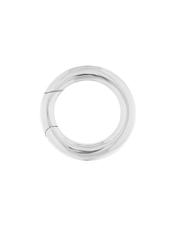 Klickschloss poliert 4 mm dick Oeffnung nach innen Silber 925 - Shanti Enterprise AG