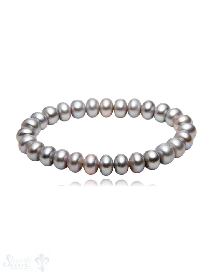 Perlen Armband button 19 cm auf Elastik 9-10 mm - Shanti Enterprise AG