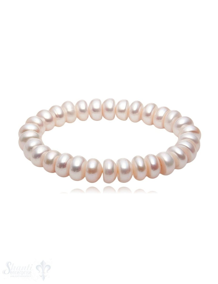 Perlen Armband button 19 cm auf Elastik 9-10 mm - Shanti Enterprise AG