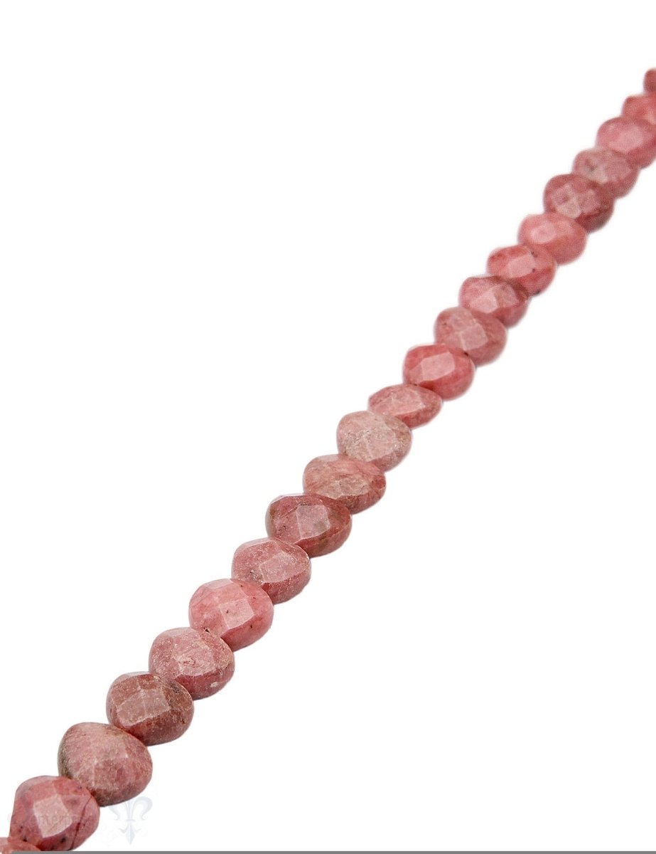 Rhodonit Strang pink facettiert Herz 10x10 mm AA - Shanti Enterprise AG