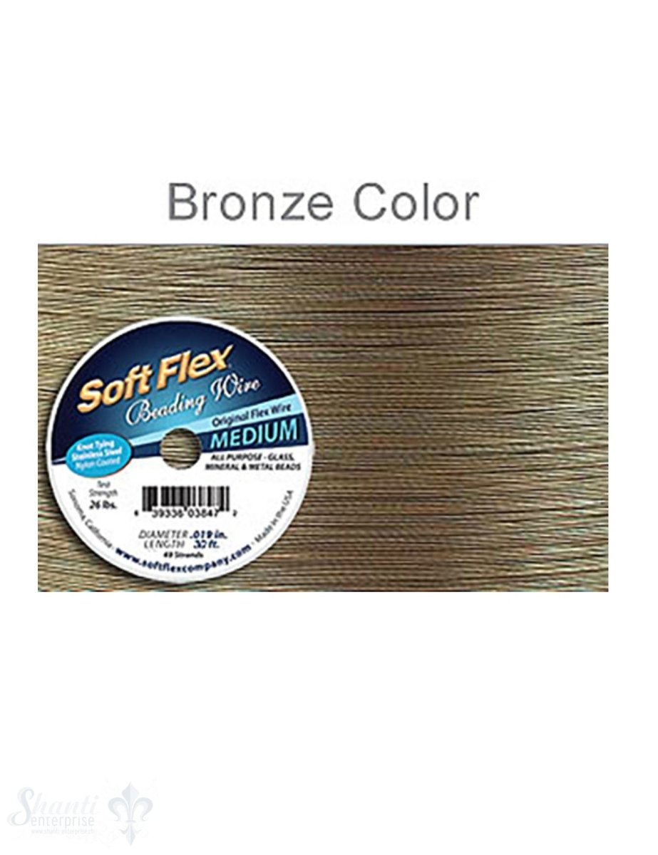 Soft Flex Beading Wire Bronze Draht - Shanti Enterprise AG
