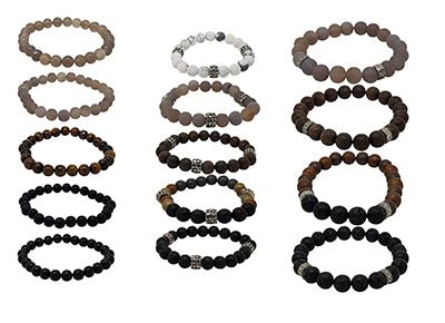 Armschmuck Edelsteine&Holz Herrenschmuck - Shanti Enterprise AG