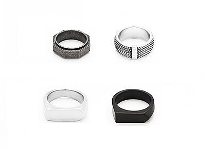 Fingerring Stahl - Shanti Enterprise AG
