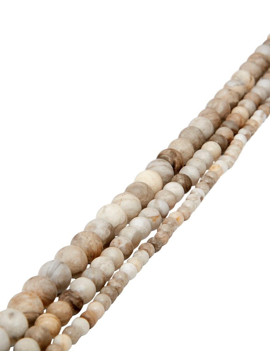 Silver-Leaf Jasper Stränge - Shanti Enterprise AG