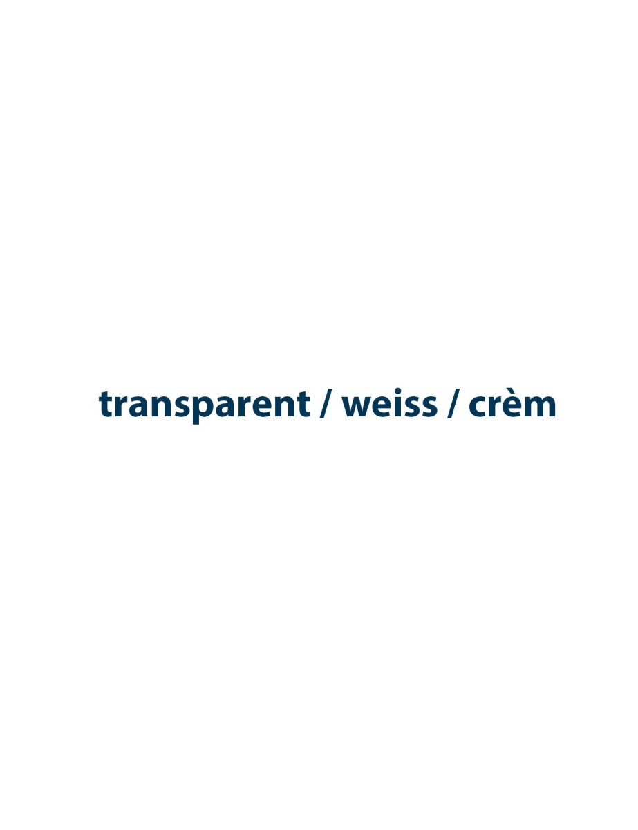transparent / weiss / crème Buttons - Shanti Enterprise AG