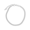 Panzer 3,5 mm Armkette gerundet  16,5-19 cm Grösse verstellbar Karabiner