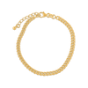 Panzer 3,5 mm Armkette gerundet  16,5-19 cm Grösse verstellbar Karabiner
