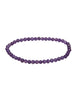 Amethyst Armband matt 4 - 6 mm auf Elast