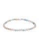 4 - 4,5 - 5 mm Edelstein Armbänder poliert rund auf Elastik 18 cm - Shanti Enterprise AG