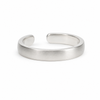 Zehenring 2.40 mm breit matt offen Grössen verstellbar