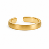 Zehenring 2.40 mm breit matt offen Grössen verstellbar