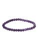 Amethyst Armband matt 4 - 6 mm auf Elast - Shanti Enterprise AG
