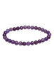 Amethyst Armband poliert 5 - 6 mm auf Elast - Shanti Enterprise AG