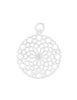 Amulett Anhänger 28 mm filigran durchbrochen Silber 925 - Shanti Enterprise AG