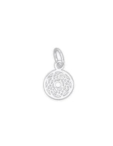 Anhänger Silber Amulet 7 mm durchbrochen mit Öse 1 Pack = 2 Stück
