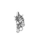 Anhänger Silber geschwärzt Blattranke 29x16 mm - Shanti Enterprise AG