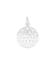 Anhänger Silber hell Amulett Blume durchbrochen 18 mm mit Öse - Shanti Enterprise AG
