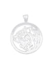 Anhänger Silber Medaillon durchbrochen Tigerkopf 40 mm mit loser Öse - Shanti Enterprise AG