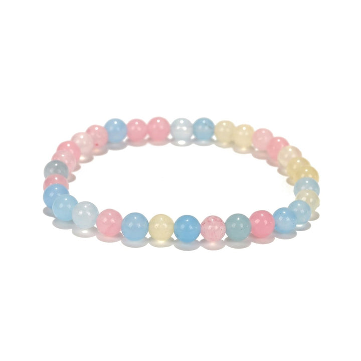 Armband 4 mm poliert für Kinder 14 mm auf Elastik - Shanti Enterprise AG