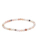 Armband matt rund 4 mm - 4.5 mm auf Elastik 18 cm - Shanti Enterprise AG