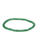 Armband matt rund 4 mm - 4.5 mm auf Elastik 18 cm - Shanti Enterprise AG