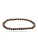 Armband matt rund 4 mm - 4.5 mm auf Elastik 18 cm - Shanti Enterprise AG