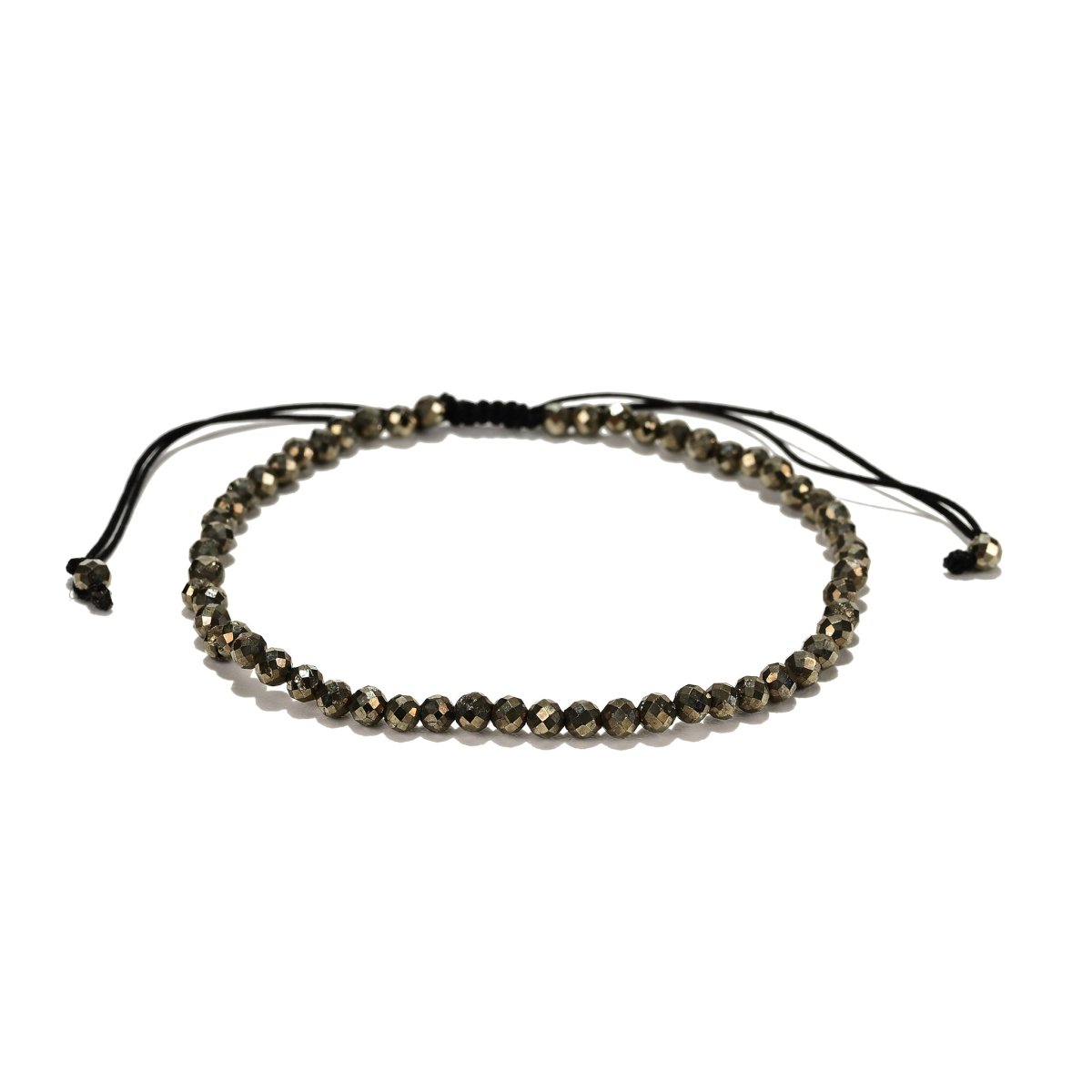 Armband Shamballa 3 mm facettiert Grössen verstellbar - Shanti Enterprise AG