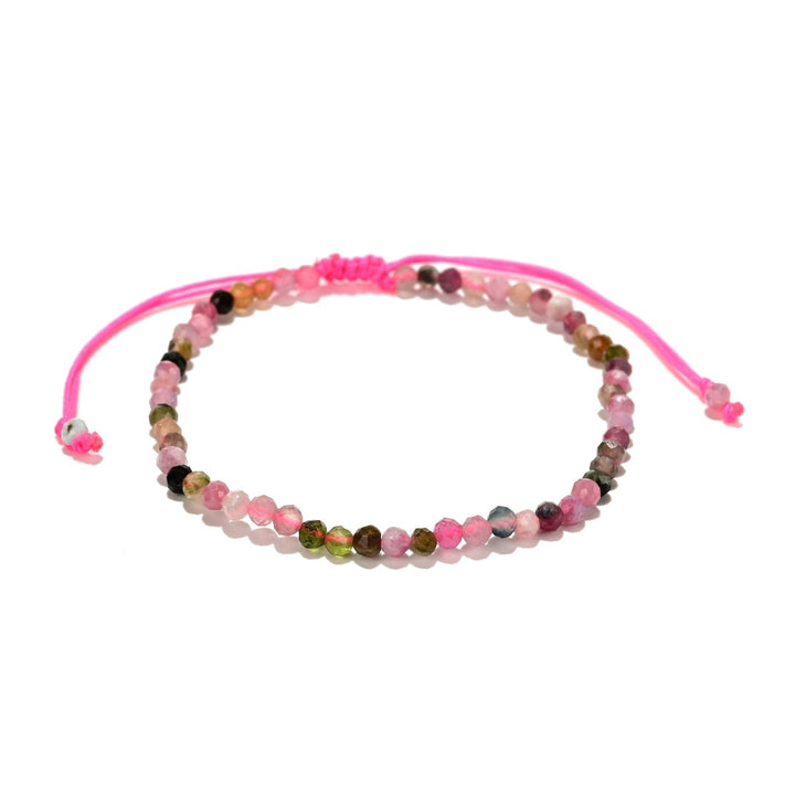 Armband Shamballa 3 mm facettiert Grössen verstellbar - Shanti Enterprise AG