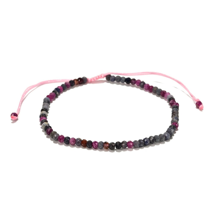 Armband Shamballa 3 mm facettiert Grössen verstellbar - Shanti Enterprise AG