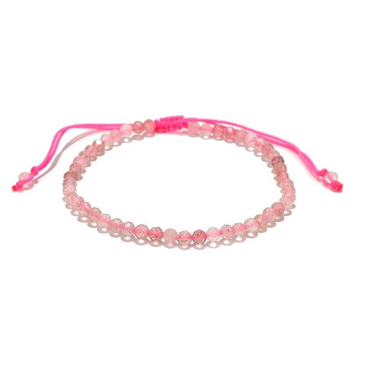 Armband Shamballa 3 mm facettiert Grössen verstellbar - Shanti Enterprise AG
