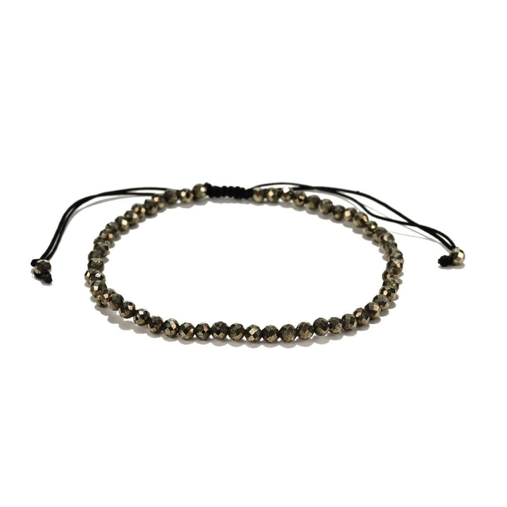 Armband Shamballa 3 mm facettiert Grössen verstellbar - Shanti Enterprise AG