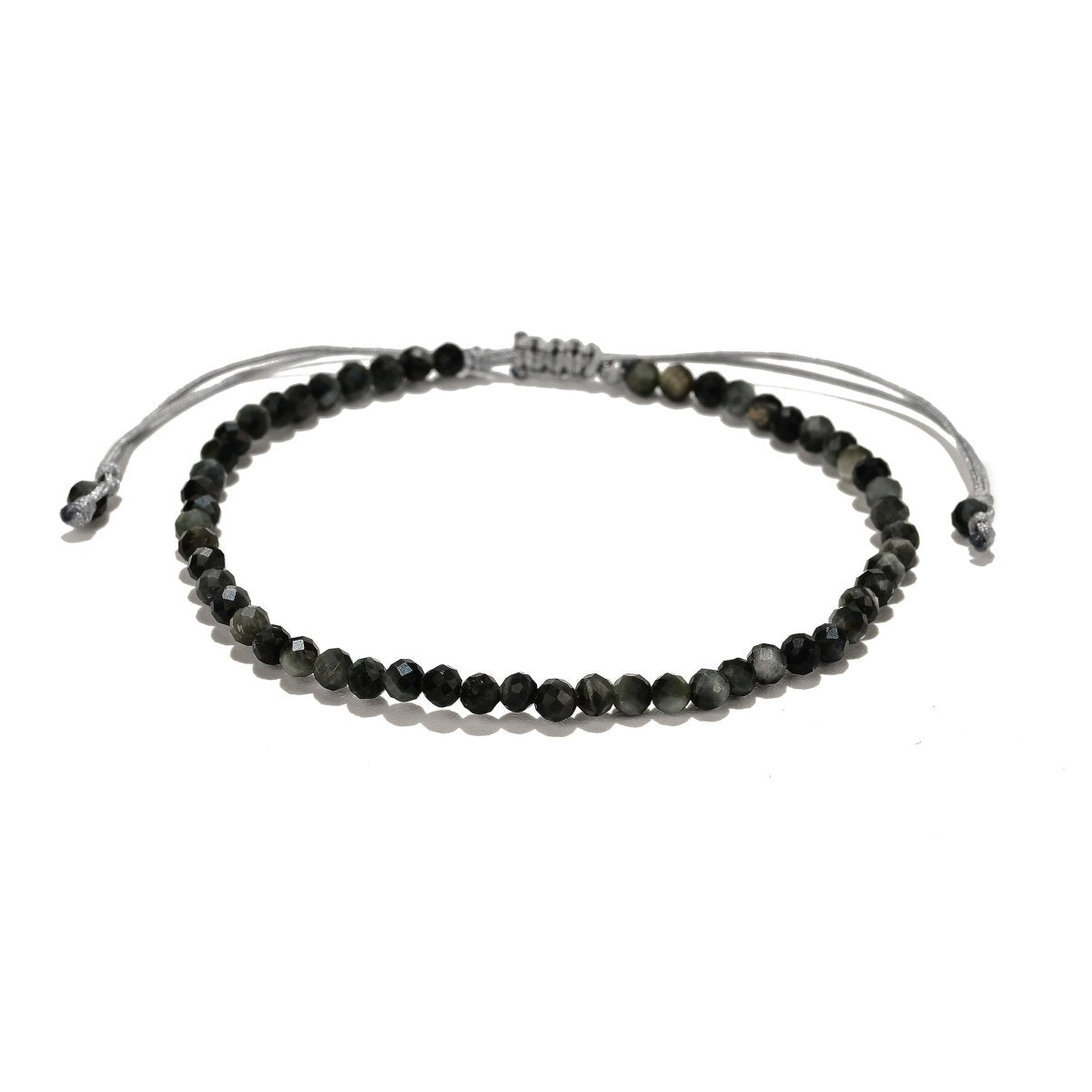 Armband Shamballa 3 mm facettiert Grössen verstellbar - Shanti Enterprise AG