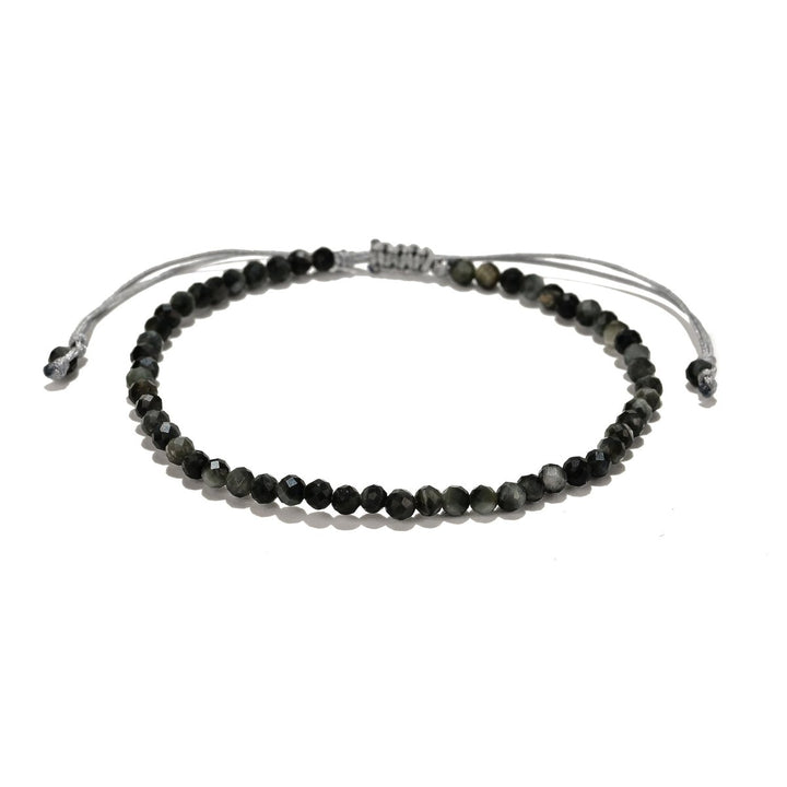Armband Shamballa 3 mm facettiert Grössen verstellbar - Shanti Enterprise AG
