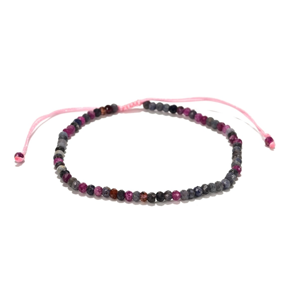 Armband Shamballa 3 mm facettiert Grössen verstellbar - Shanti Enterprise AG