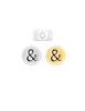 Buchstaben Elemente 6 x 3 mm Disk Loch Horizontal 1.8 mm Silber 925 - Shanti Enterprise AG