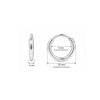 Creolen schlicht 2.0 mm Dicke mit Steckverschluss - Shanti Enterprise AG