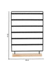 Display Metall schwarz für Ohrhänger 35x26 mm mit Holzständer für 60 Paar - Shanti Enterprise AG