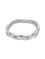 Edelstahl Glieder Armband matt/poliert 22 cm 18x8x6 mm mit KlickVerschluss Edelstahl