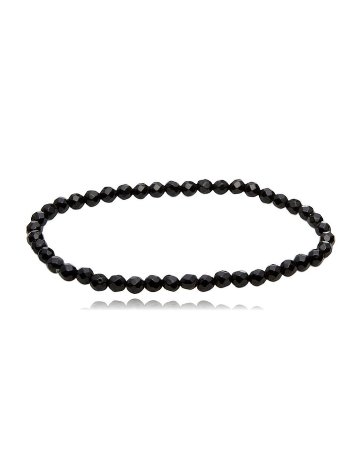 Edelstein Armbänder 4 mm facettiert rund auf Elastik - Shanti Enterprise AG