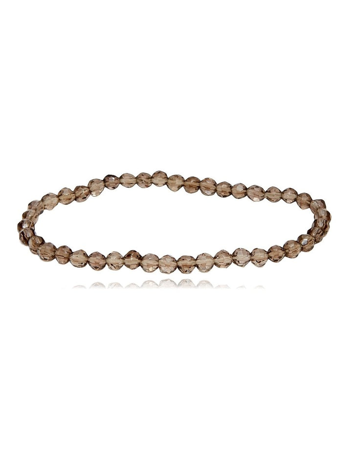 Edelstein Armbänder 4 mm facettiert rund auf Elastik - Shanti Enterprise AG