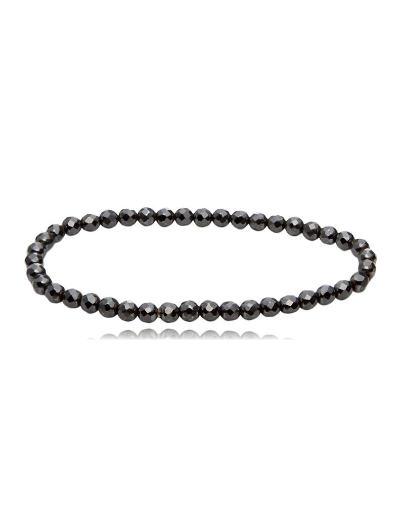 Edelstein Armbänder 4 mm facettiert rund auf Elastik - Shanti Enterprise AG