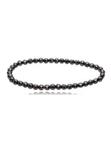 Edelstein Armbänder 4 mm facettiert rund auf Elastik